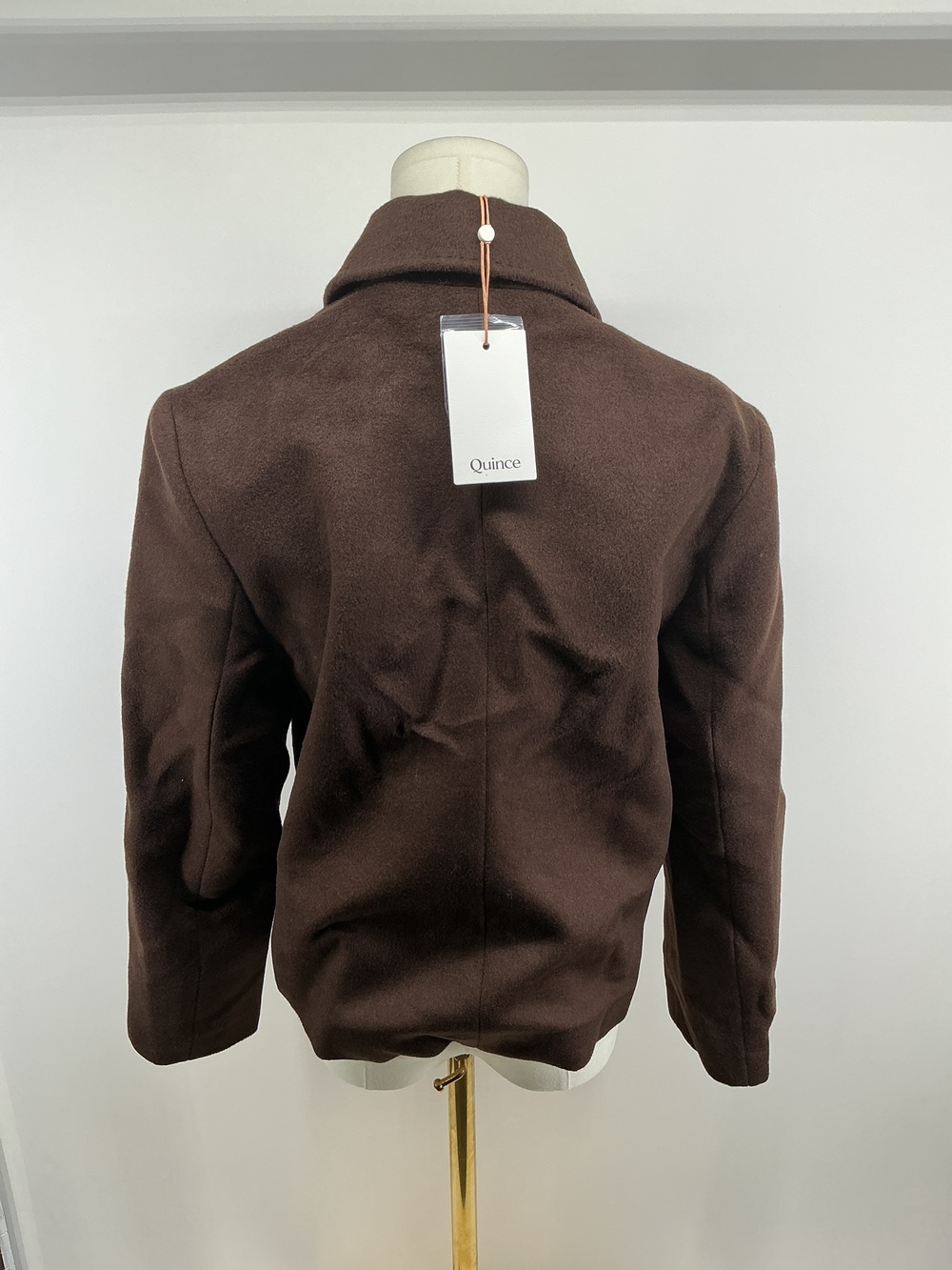 Wool Cashmere Short Coat - Picture 2 of 3
